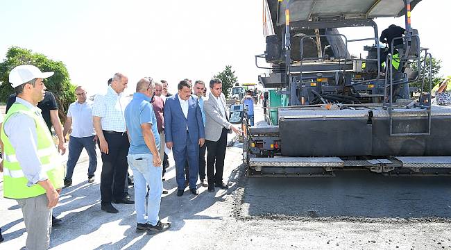 Kızılay Üretim Üssüne Beton Yol