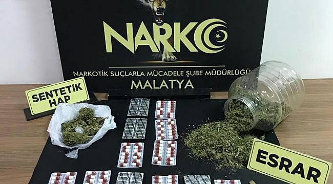 Malatya'da Narkotik Operasyonlarında 4 Tutuklama