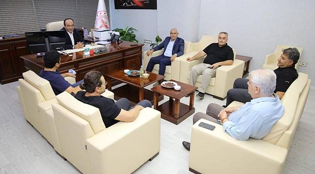 Başkan Güder'den Berk'e Hayırlı Olsun Ziyareti