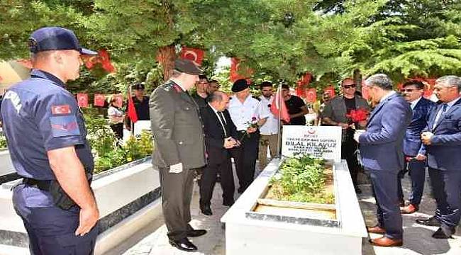 Malatya'da Şehitler Unutulmadı