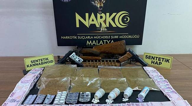 Malatya’da Uyuşturucu Operasyonu