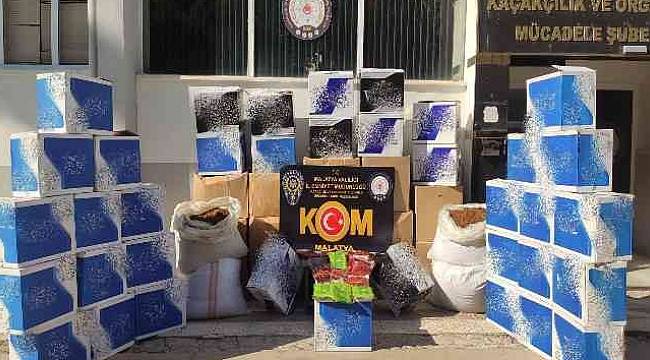 Malatya'da Kaçak Sigara Operasyonu 