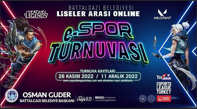 Battalgazi Belediyesi'nden E- Spor Turnuvası