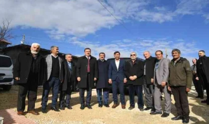 Akçadağ'da Muhtarlar'dan Hizmet Teşekkürü