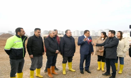 Başkan Gürkan, 100.Yıl Parkını İnceledi