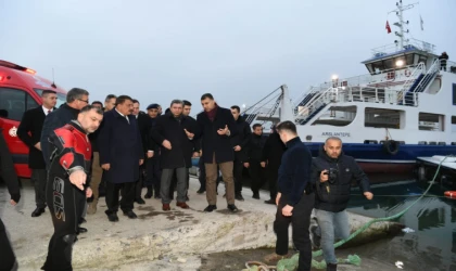 Gürkan, Otobüsün Düştüğü Alanda İncelemelerde Bulundu