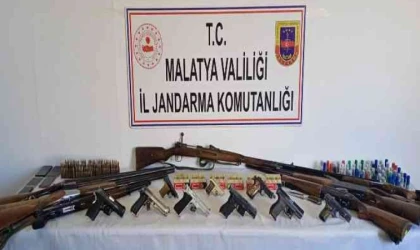 Malatya'da Silah Tacirlerine Operasyon