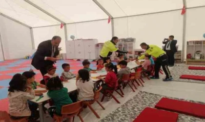 Malatya’da Depremzede Öğrencilere Trafik Eğitimi