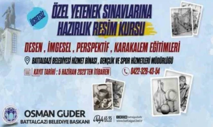 Battalgazi’de Ücretsiz Resim Kursu