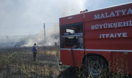 Malatya İtfaiyesinden Anız Yangını Uyarısı
