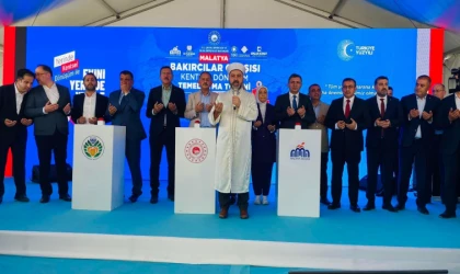 Malatya'da Bakırcılar Çarşısı İçin İlk Kazma Vuruldu