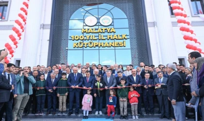 Malatya 100. Yıl Halk Kütüphanesi Hizmete Açıldı