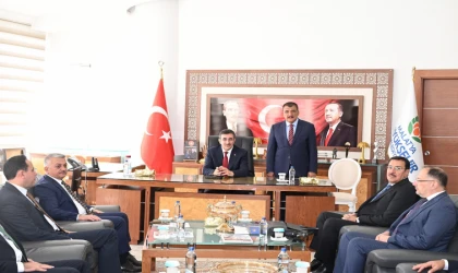 Cumhurbaşkanı Yardımcısı Yılmaz'dan Gürkan'a Ziyaret