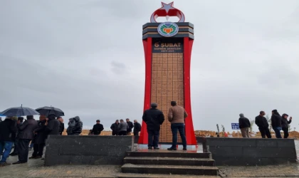 Malatya'da 6 Şubat Deprem Şehitleri Anıtı Yapıldı