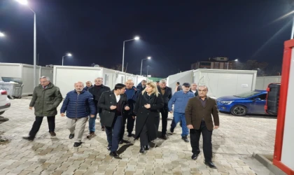 Milletvekili Ölmeztoprak'tan,Konteyner Kentlere Ziyaret