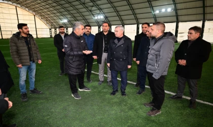 Çınar,Spor Yatırımlarında Örnek İlçe Olma Yolunda İlerliyoruz”