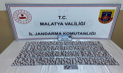 Malatya’da Binden Fazla Sentetik Hap Ele Geçirildi