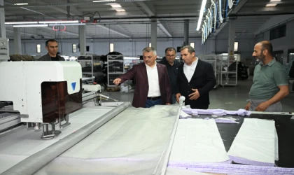 Vali Yazıcı’dan OSB’deki Fabrikalara Ziyaret