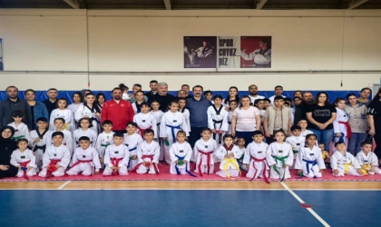 Hekimhan’da Tekvando Kuşak Sınavı Heyecanı