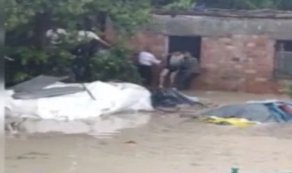 Malatya’da Tek Katlı Ev Çöktü 3 Yaralı