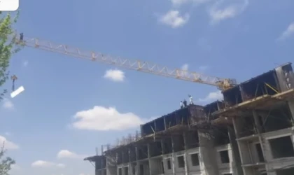 Malatya’da TOKİ İşçilerinden Eylem