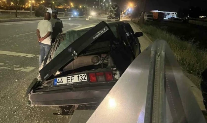 Malatya’da Trafik Kazası 1 Yaralı