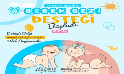 Battalgazi Belediyesi’inden Ailelere Çocuk Bezi Desteği