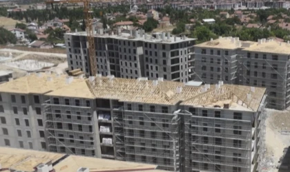 Malatya’da Deprem Konutlarında Çalışmalar Devam Ediyor