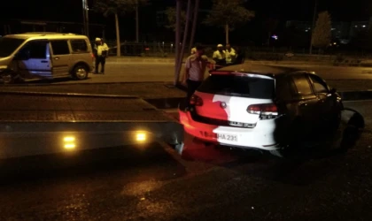 Malatya’da Trafik Kazası 2 Yaralı