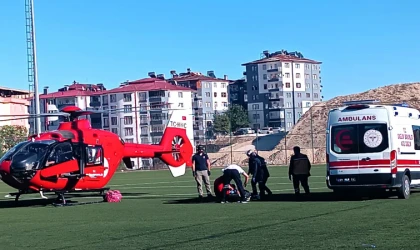 Darende’de Fenalaşan Hastanın İmdadına Hava Ambulans Yetişti