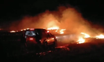 Malatya’da Korkutan Yangın Paniği