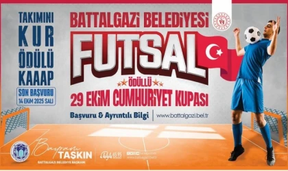 Battalgazi Belediyesi’nden 29 Ekim’e Özel Futsal Turnuvası