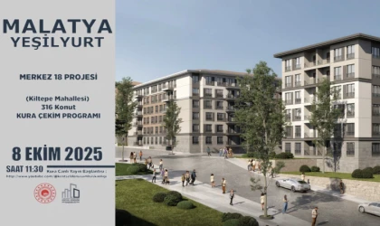 Malatya’da 535 Konut İçin Kura Çekimi Yapılacak