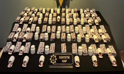 Malatya’da 7 Bin 881 Sentetik Ecza Ele Geçirildi
