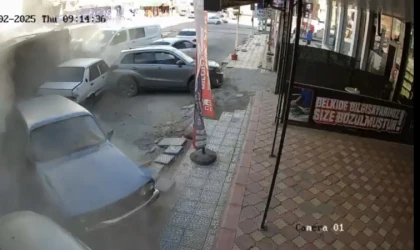 Malatya’da Feci Kazanın Görüntüleri Kameralara Yansıdı