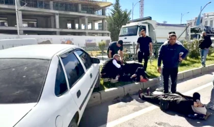 Malatya’da Tır Otomobil’e Çarptı 1 Yaralı