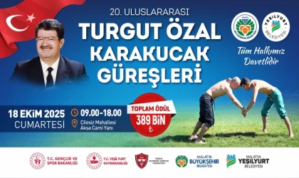 Malatya’da Turgut Özal Karakucak Güreşleri İçin Hazırlıklar Tamamlandı