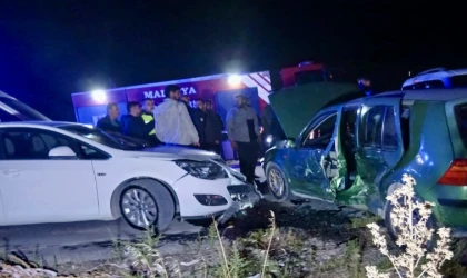 Malatya’da Zincirleme Kaza 1 Yaralı
