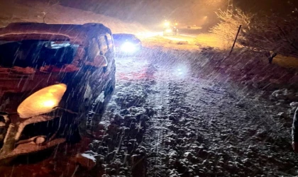 Darende’de Yoğun Kar Yağışı Etkili Oluyor