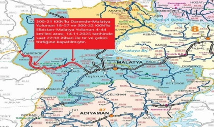 Gürün–Darende–Malatya Yolu Ulaşıma Açıldı