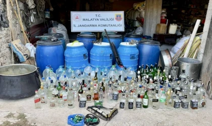Malatya’da Kaçak Alkol Operasyonu