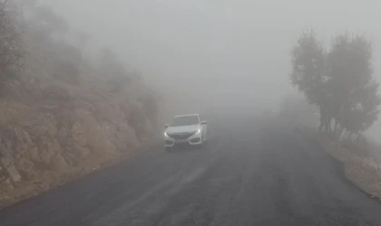 Malatya’da Sis Sürüş Güvenliğini Olumsuz Etkiliyor