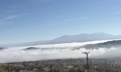 Malatya’da Yoğun Sis Manzaraları