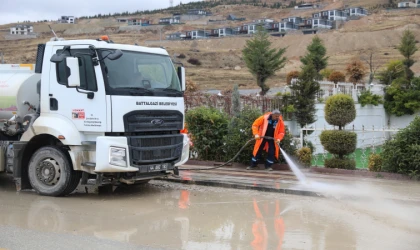 Battalgazi Belediyesi’inden Temizlik Seferberliği Sürüyor