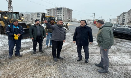Battalgazi’de Yoğun Kar Mesaisi!
