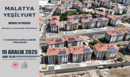 Malatya’da 14 İş Yeri İçin Kura Çekimi Yapılacak