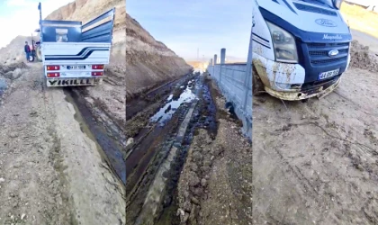 Malatya’da Biyogaz Atıkları, Süt Üreticisi Saatlerce Mahsur Kaldı