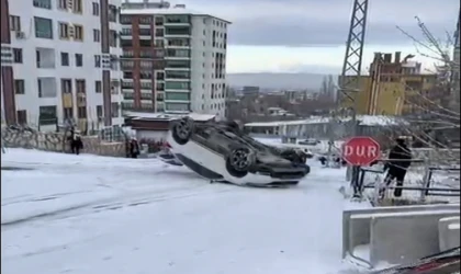 Malatya’da Kar ve Buzlanma Hayatı Felç Etti
