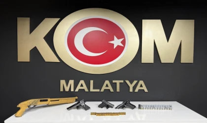 Malatya’da Ruhsatsız Silah Operasyonu: 1 Şüpheli Gözaltında
