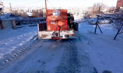 Battalgazi’de Karla Mücadele Aralıksız Sürüyor
